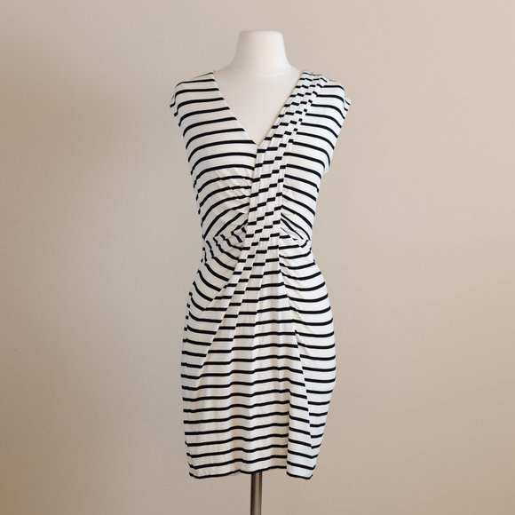 NWT Anthropologie Bailey 44 Stretchy Striped Body Con Dress - Picture 5 of 12